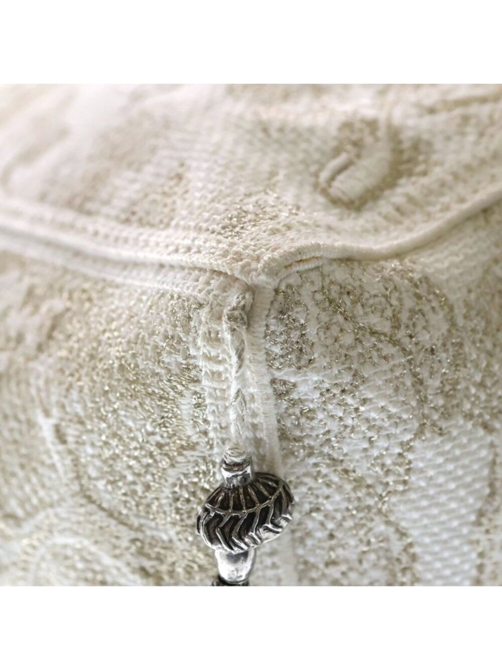 Dior Embroidery D-bubble Tote Ivory White Canvas - Picture 6 of 8